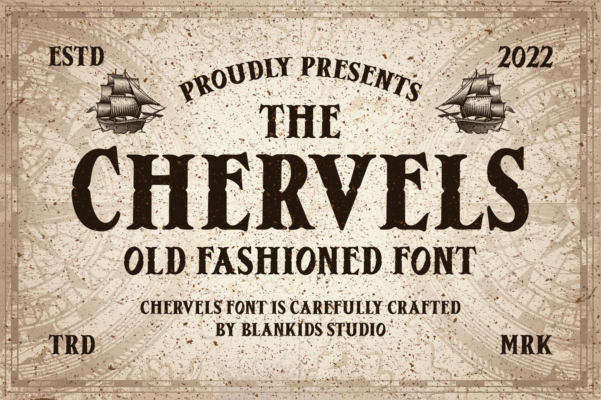 Chervels an old Fashioned Font cover image.