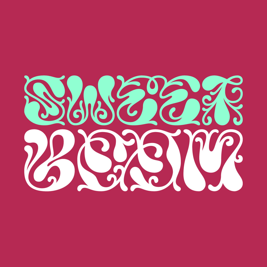 Chewing Gum - Font and Vector Bonus! preview image.