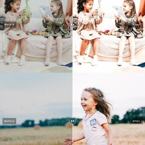 Children Lightroom Presets Packcover image.