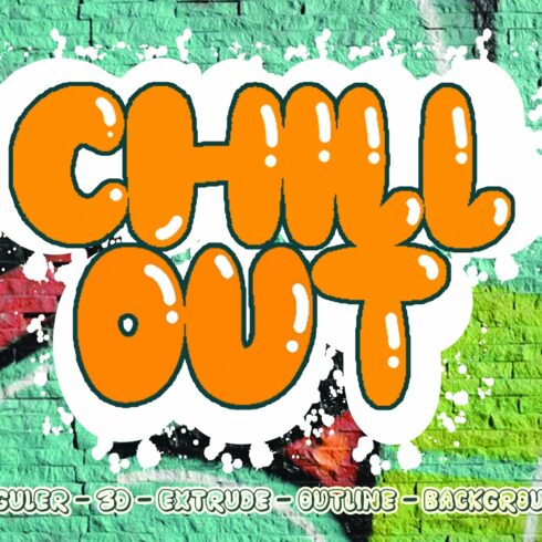 CHILLOUT - Display Font cover image.