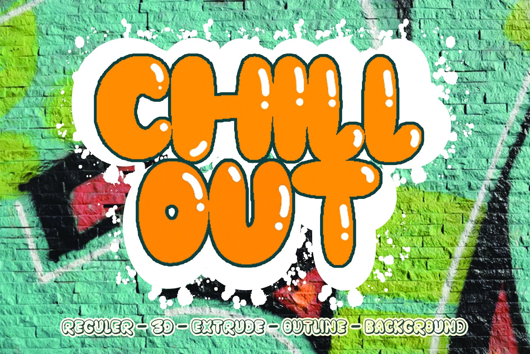 CHILLOUT - Display Font cover image.