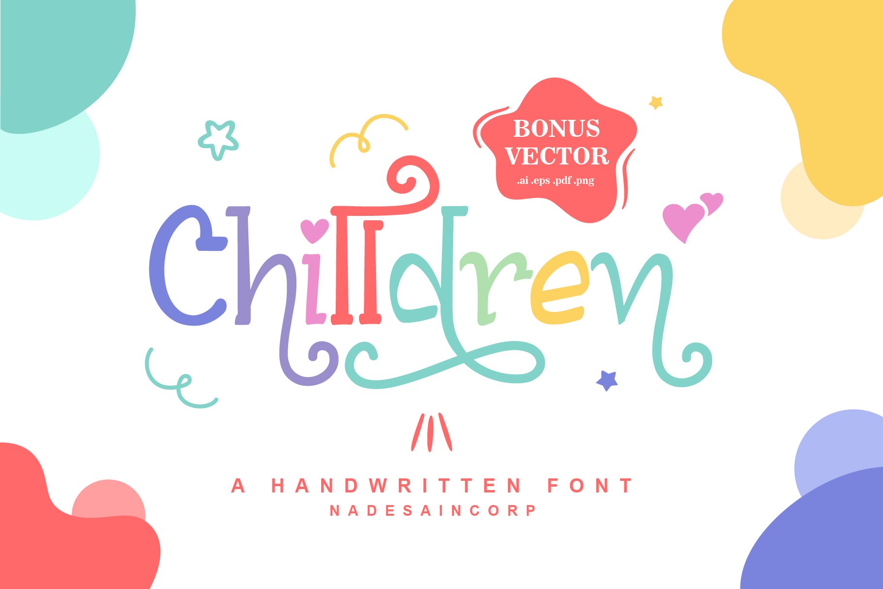 Children Handwriting | Vector Bonus cover image.