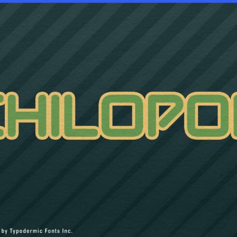 Chilopod cover image.