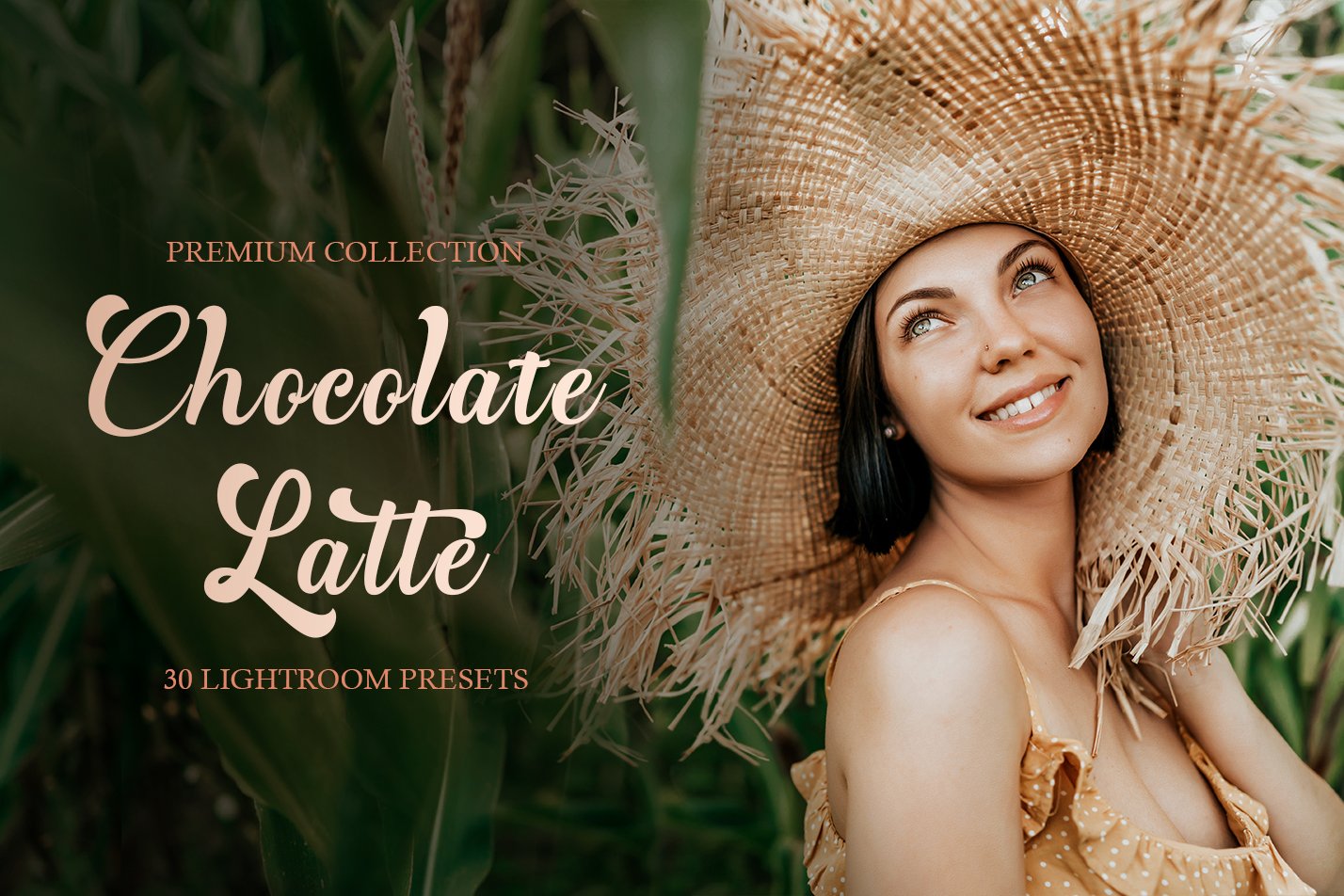 Chocolate Latte Presets Lightroomcover image.