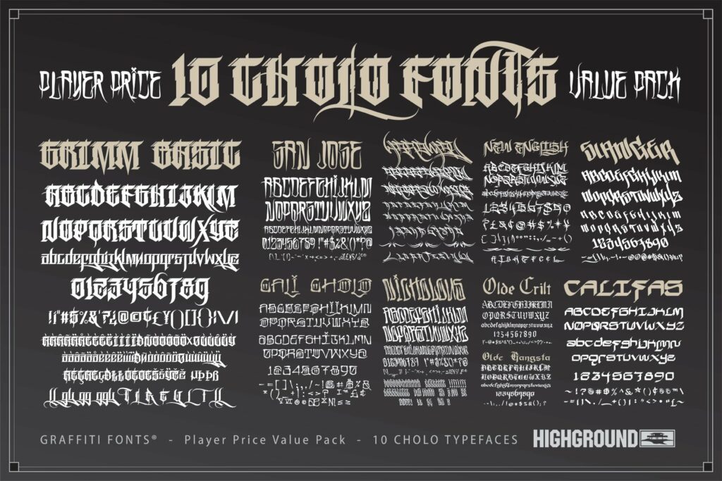 Cholo Numbers Player Price Cholo Font Set – MasterBundles