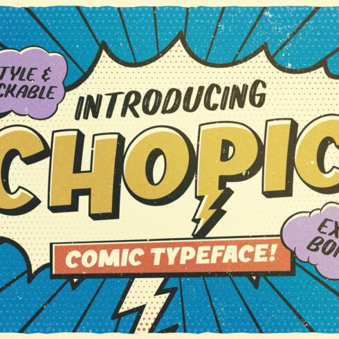 Chopic Typefacecover image.