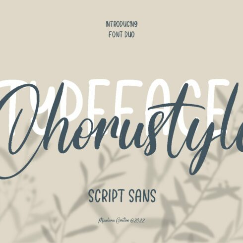 Chorustyle Font Duo cover image.