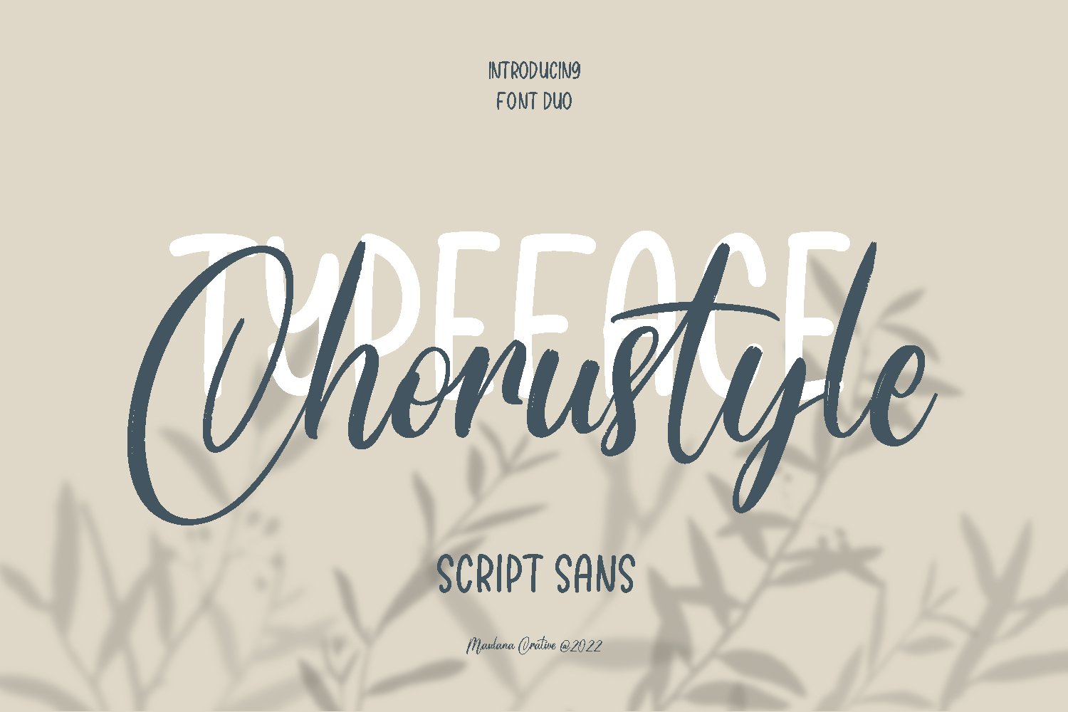 Chorustyle Font Duo cover image.