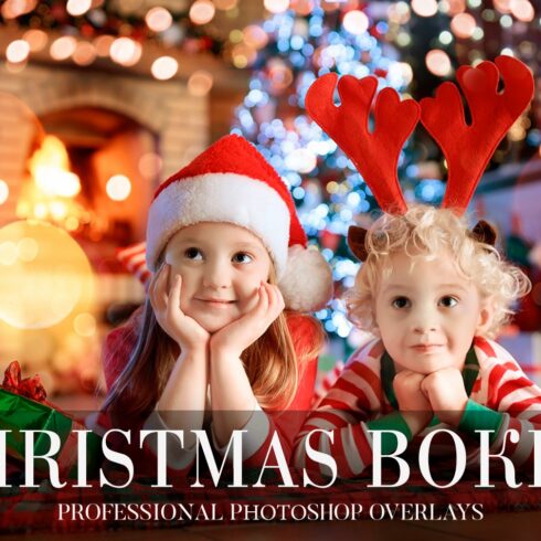 Photoshop Overlays - Christmas Bokehcover image.