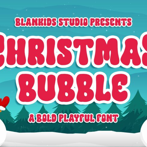 Christmas Bubble a Bouncy Playful Fo cover image.