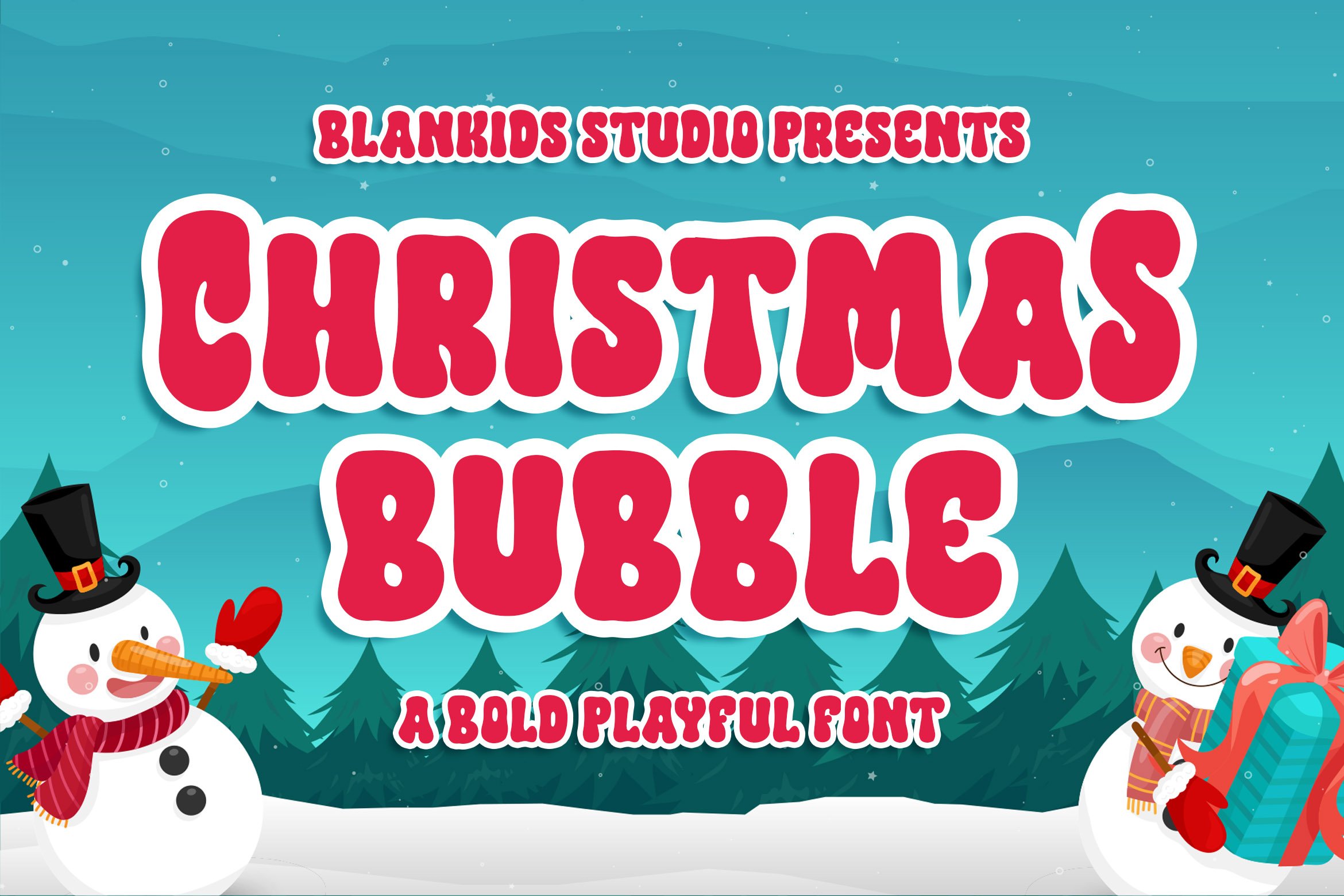 Christmas Bubble a Bouncy Playful Fo cover image.