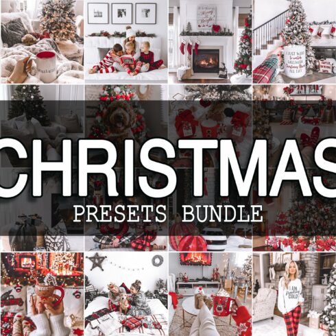 Christmas Bundle Lightroom presetcover image.