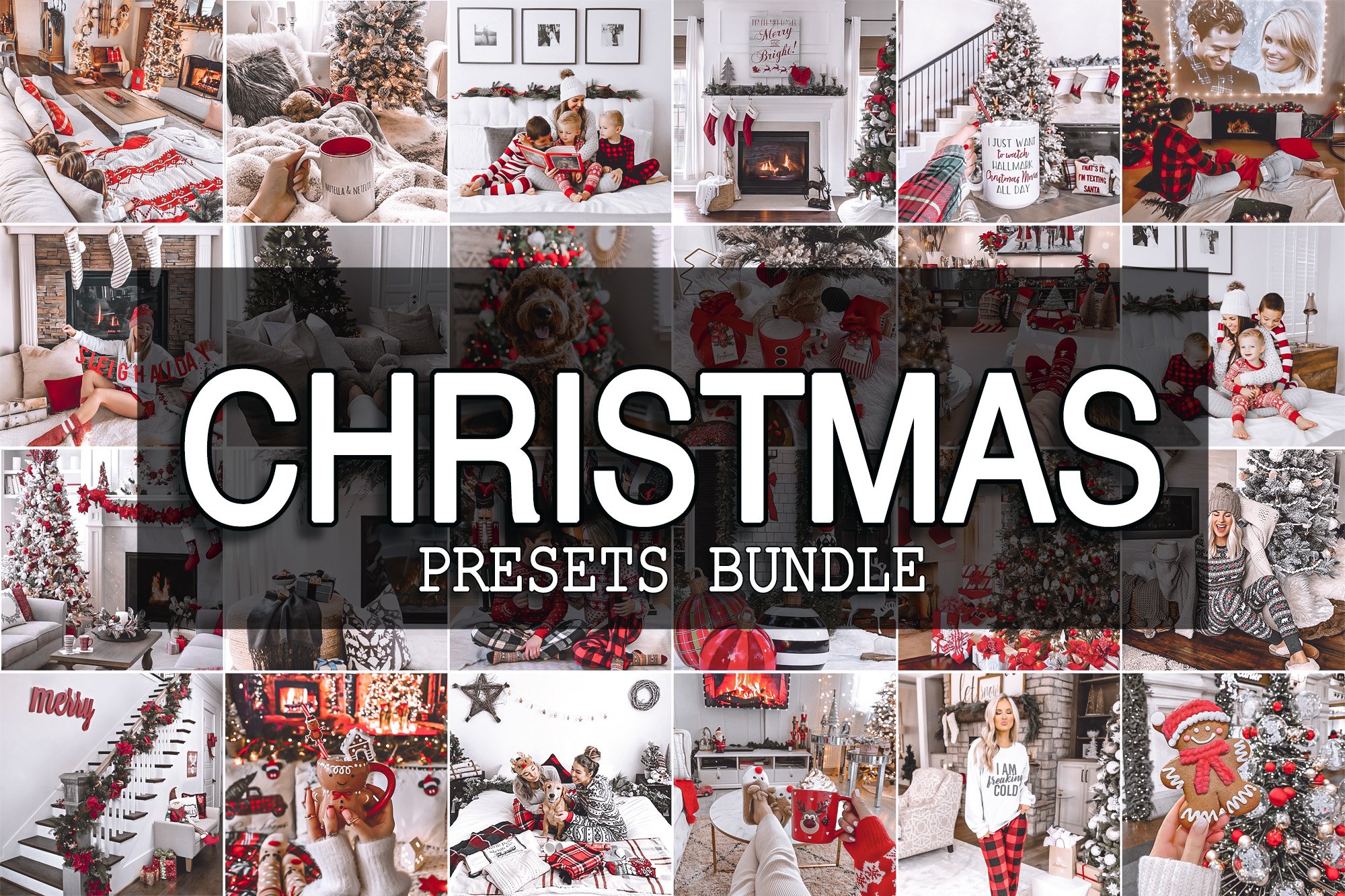 Christmas Bundle Lightroom presetcover image.