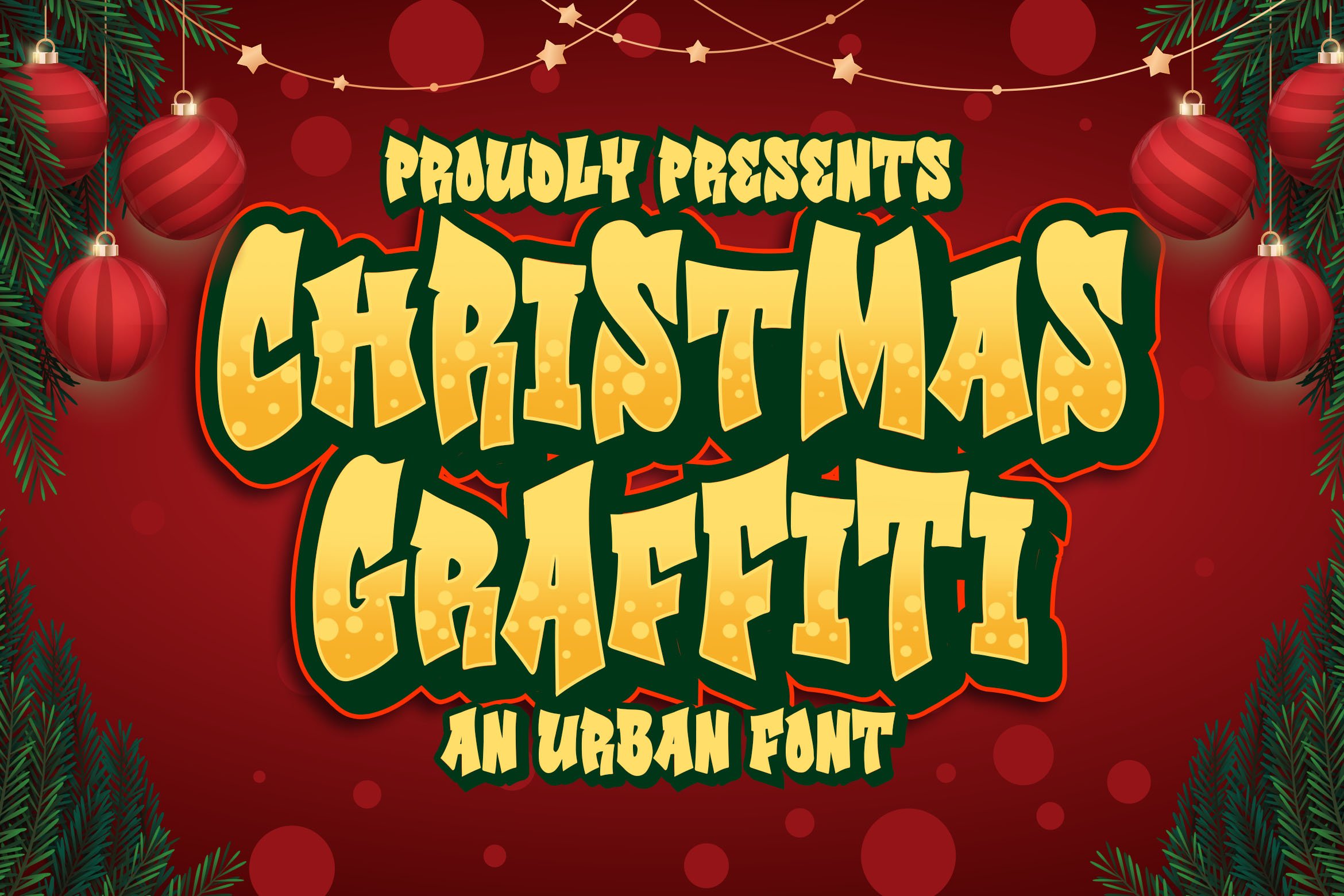 Christmas Graffiti an Urban Font cover image.