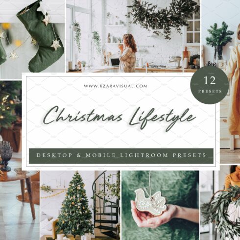 12 x Lightroom Christmas Lifestylecover image.