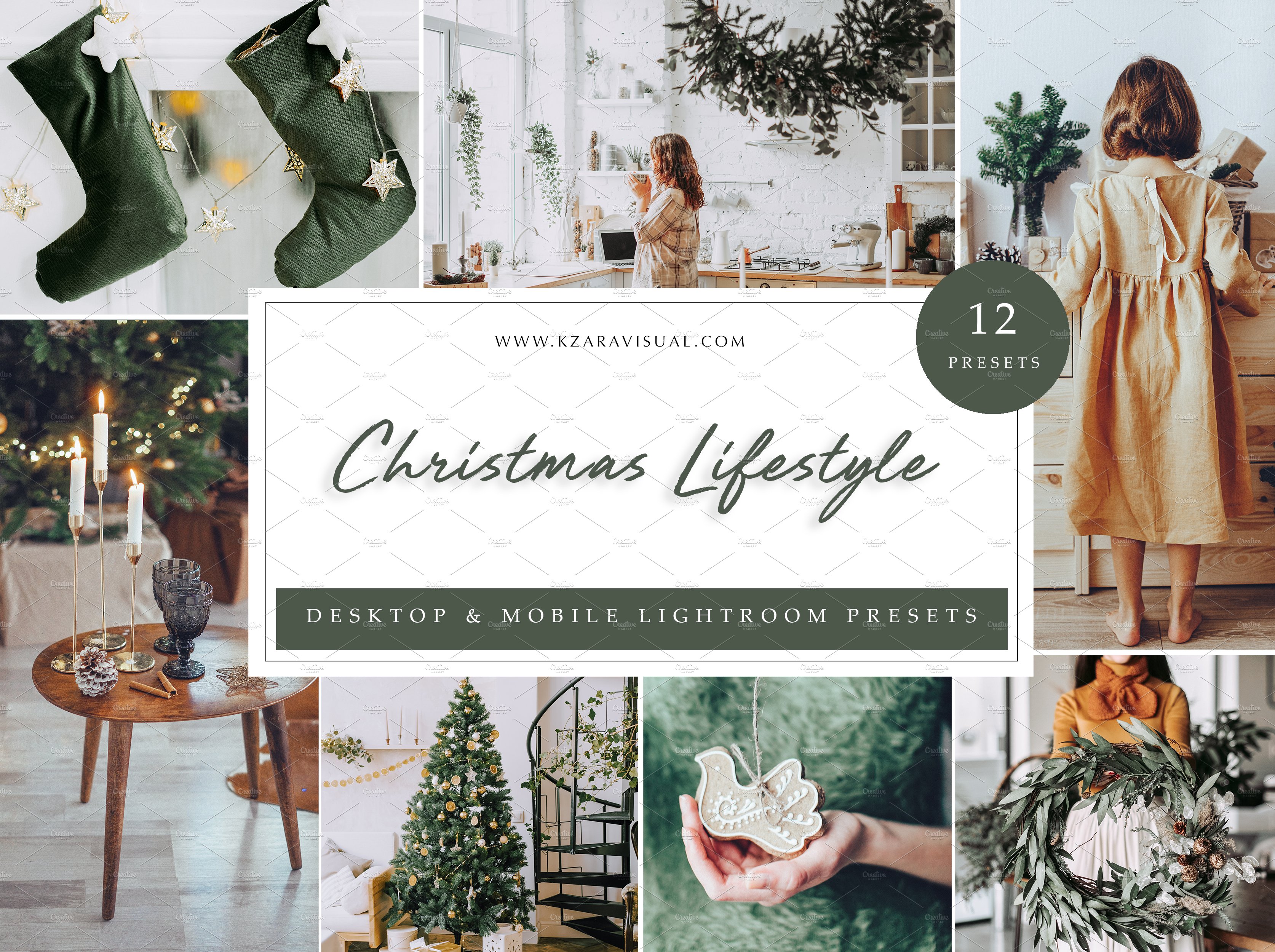 12 x Lightroom Christmas Lifestylecover image.