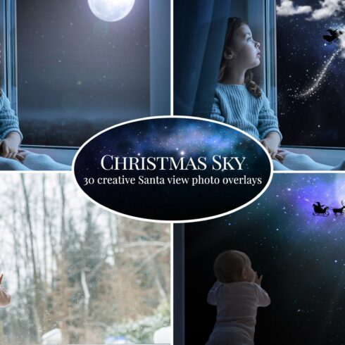 Christmas Sky photo overlayscover image.