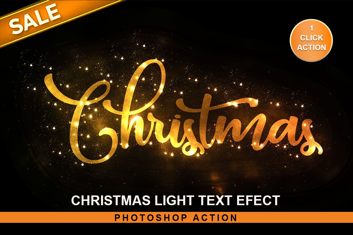 Text Effect Photoshop Action Bundlepreview image.
