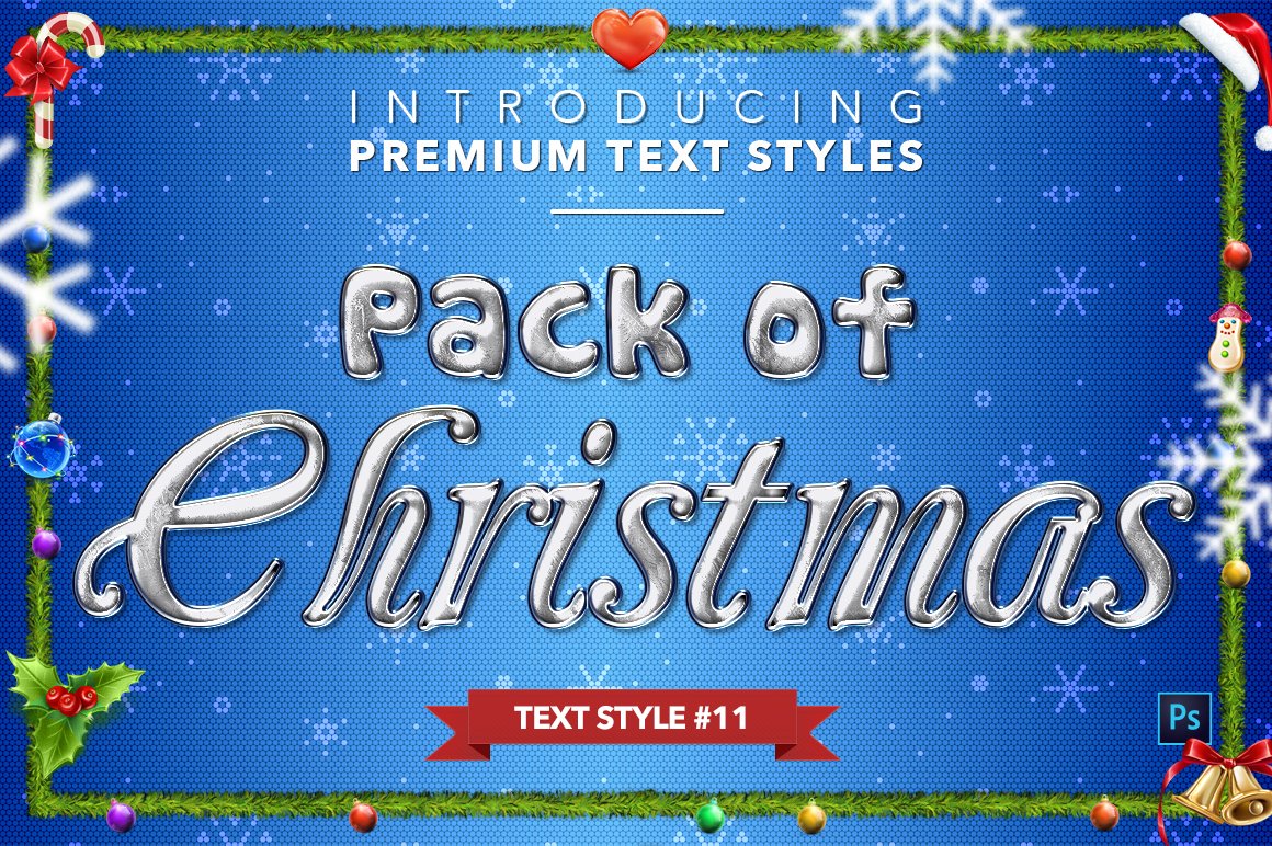 christmas text styles pack two example11 437