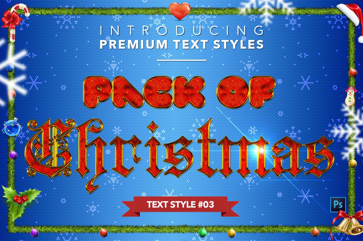 christmas text styles pack two example3 140