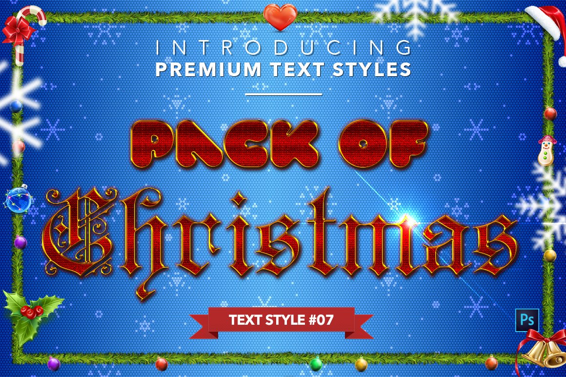 christmas text styles pack two example7 515