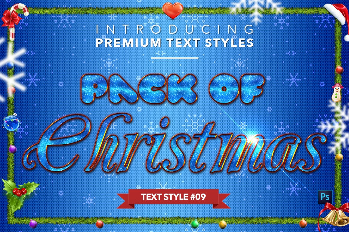 christmas text styles pack two example9 589