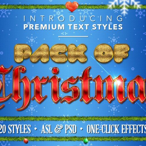 Christmas Pack #2 - Text Stylescover image.