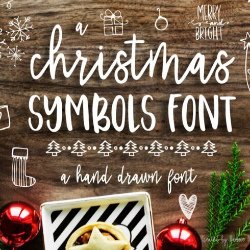 Christmas Symbols Font cover image.