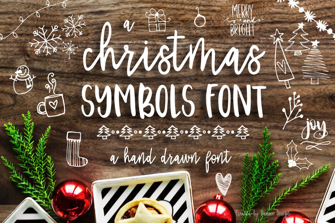 Christmas Symbols Font cover image.