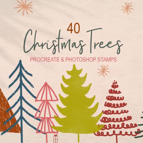40 Christmas Tree Stampscover image.