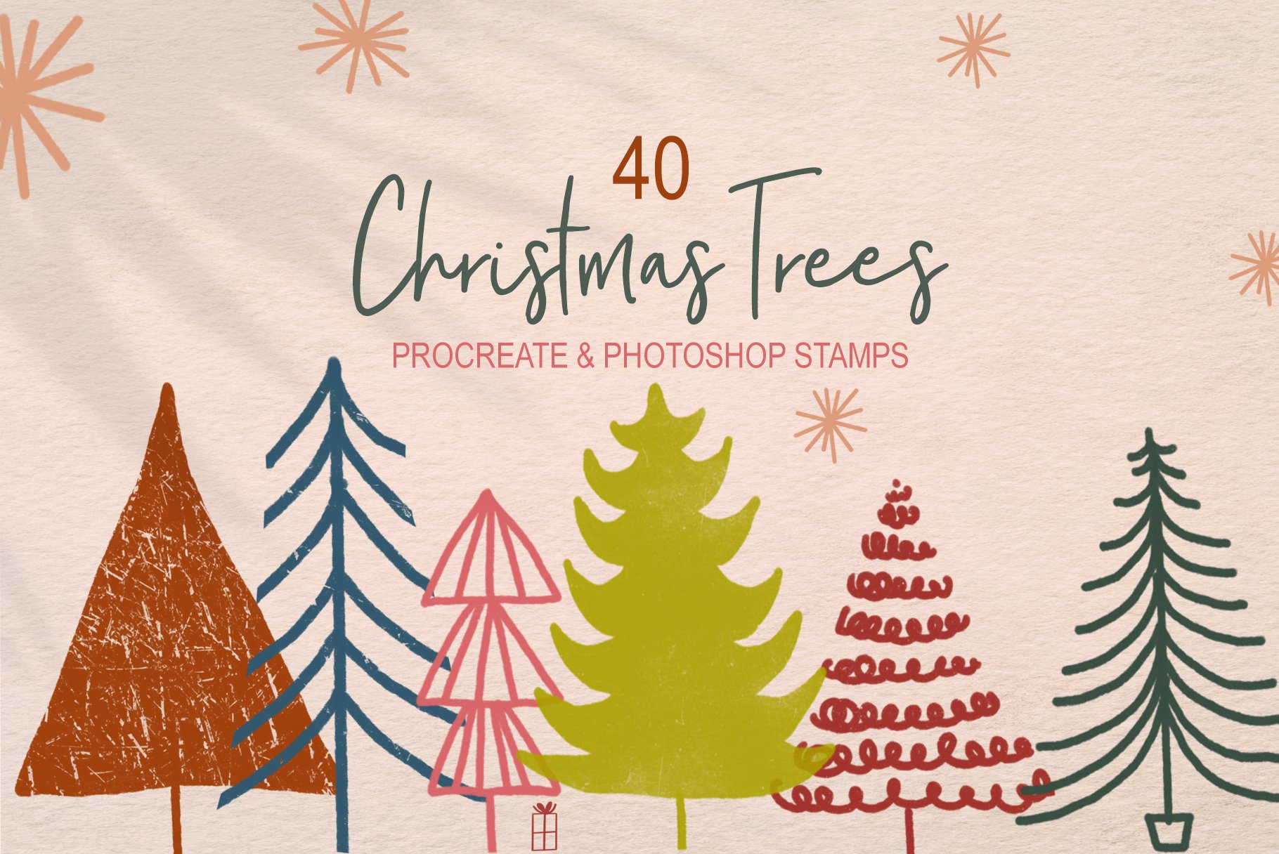 40 Christmas Tree Stampscover image.