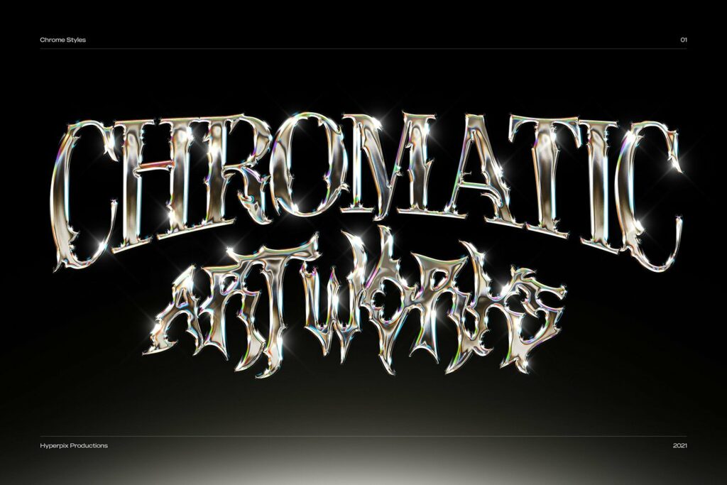 Chrome Text Styles Vol.4 – MasterBundles