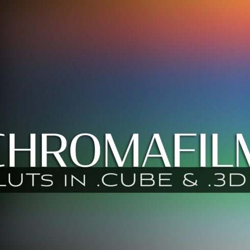 3d LUTs - Slide Film Chromecover image.