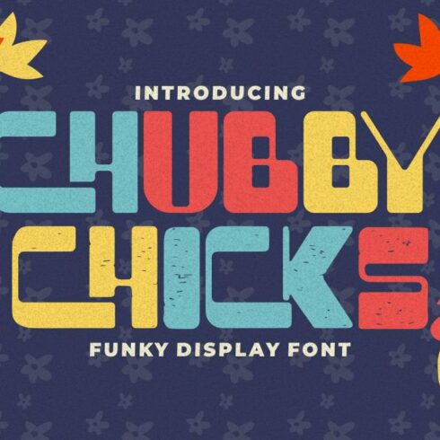 Chubby Chicks - Funky Display Font cover image.