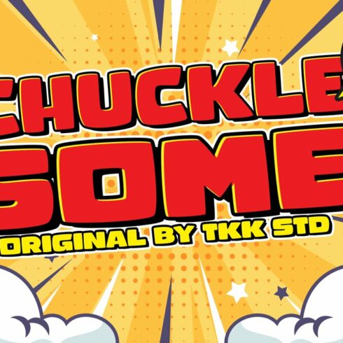 CHUCKLESOME - Comic Font cover image.