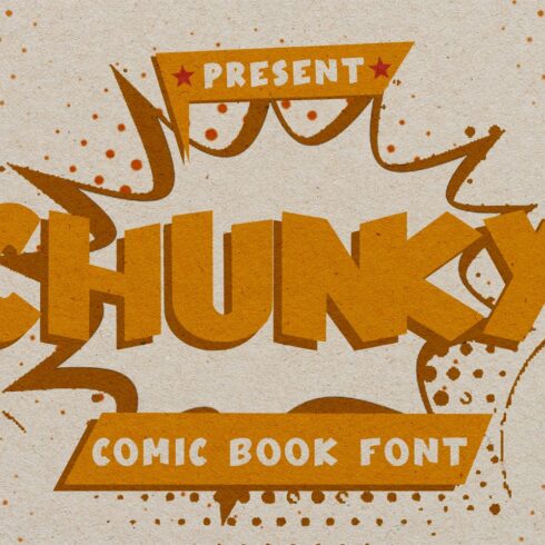 Chunky - Comic Book Font cover image.