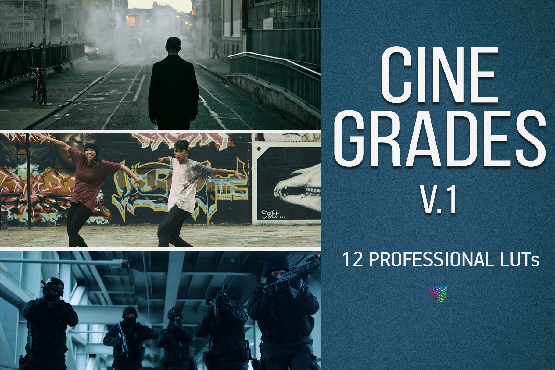 CineGrades LUTs v.1 Cinematic LUTscover image.