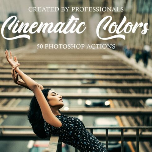 Cinematic Colors Photoshop Actionscover image.