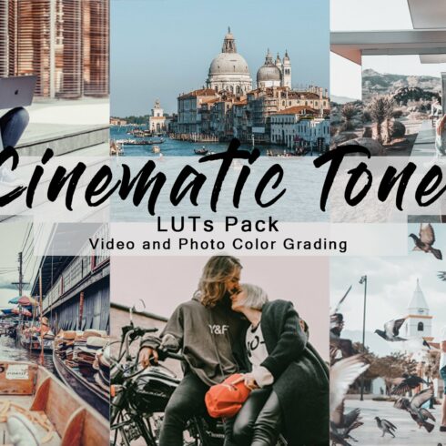 Cinematic Tones -  LUTs Packcover image.