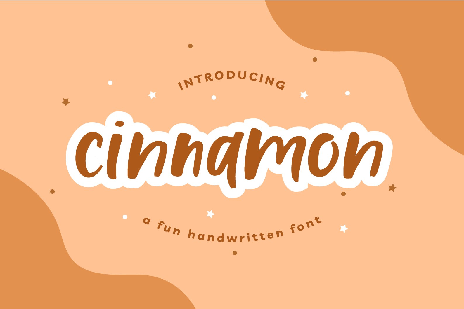 Cinnamon - Fun Handwritten Font cover image.