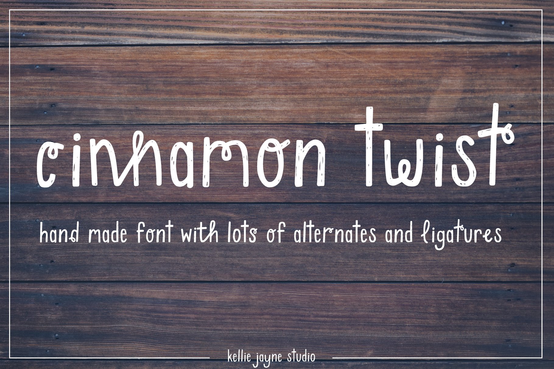 Cinnamon Twist Handdrawn Font cover image.