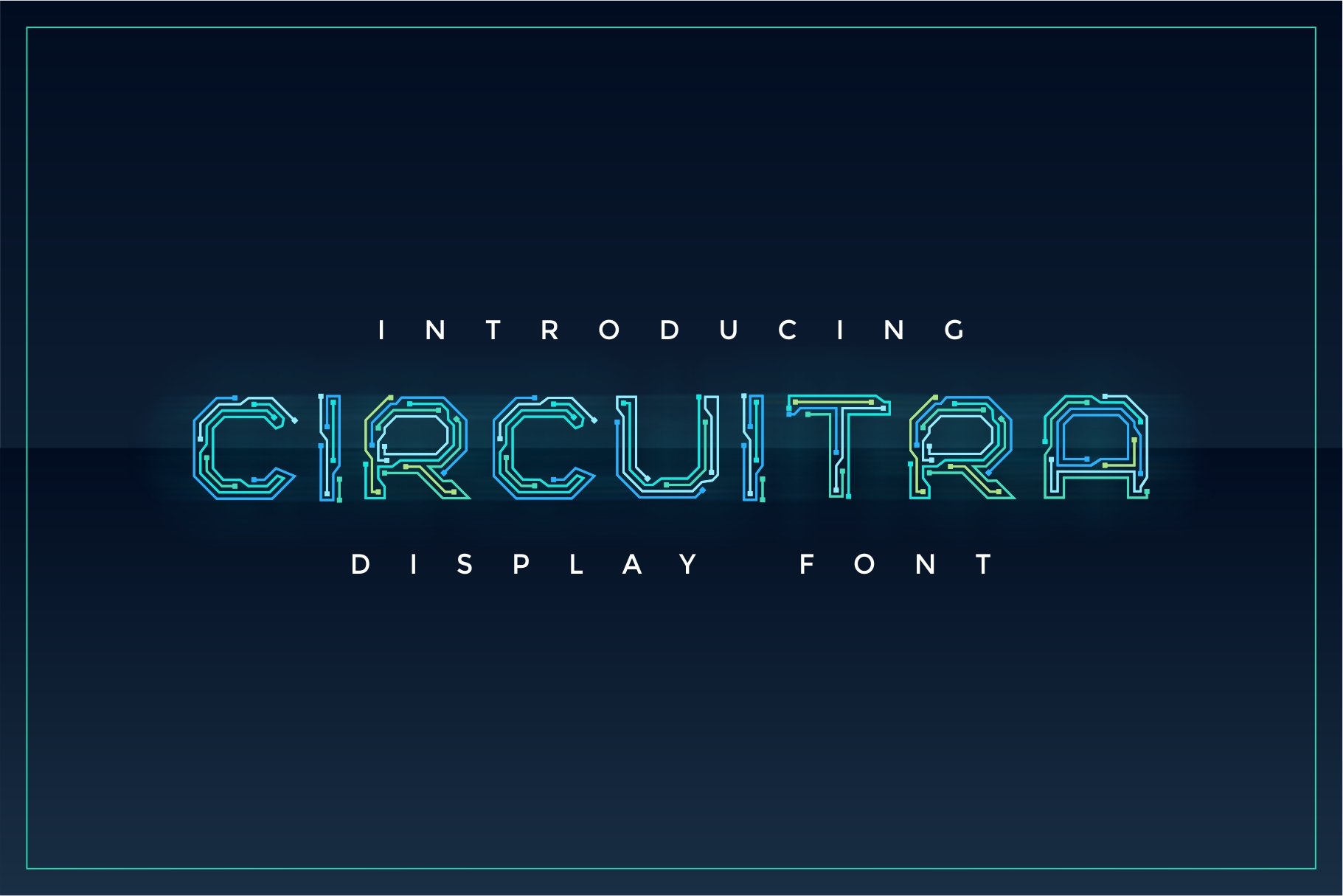 Circuitra Color Font cover image.