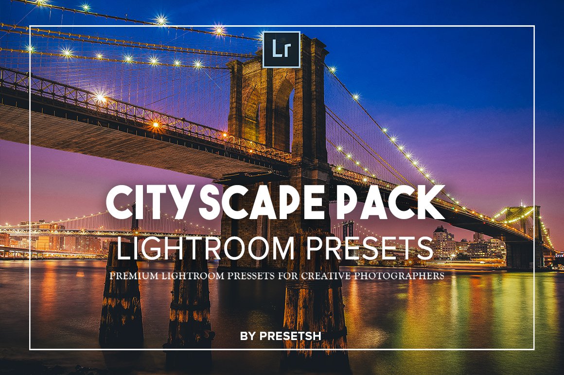 Pro Cityscape Lightroom Presetscover image.