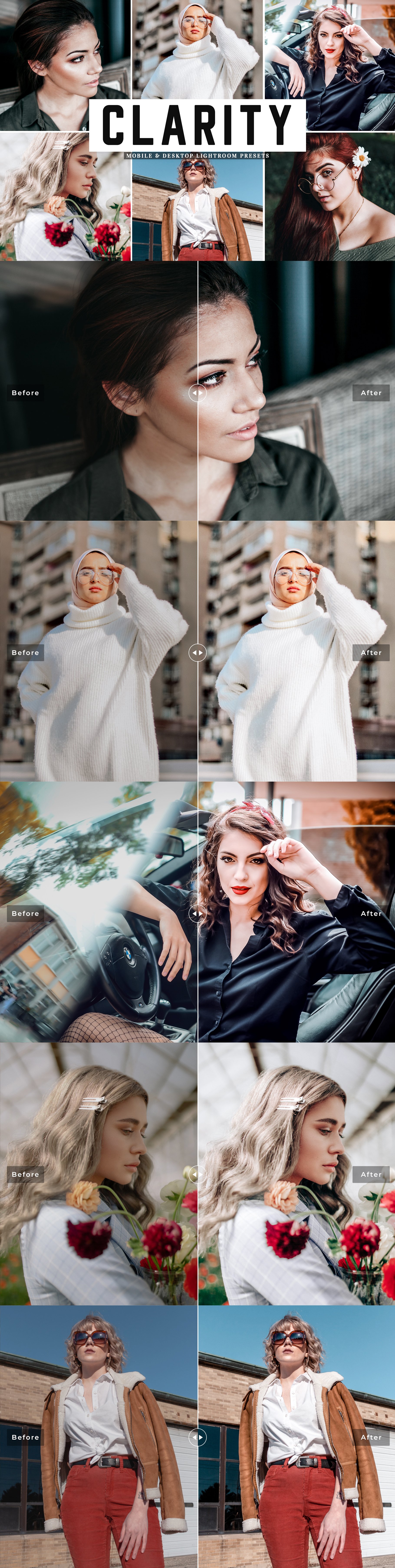 Clarity Lightroom Presets Packcover image.