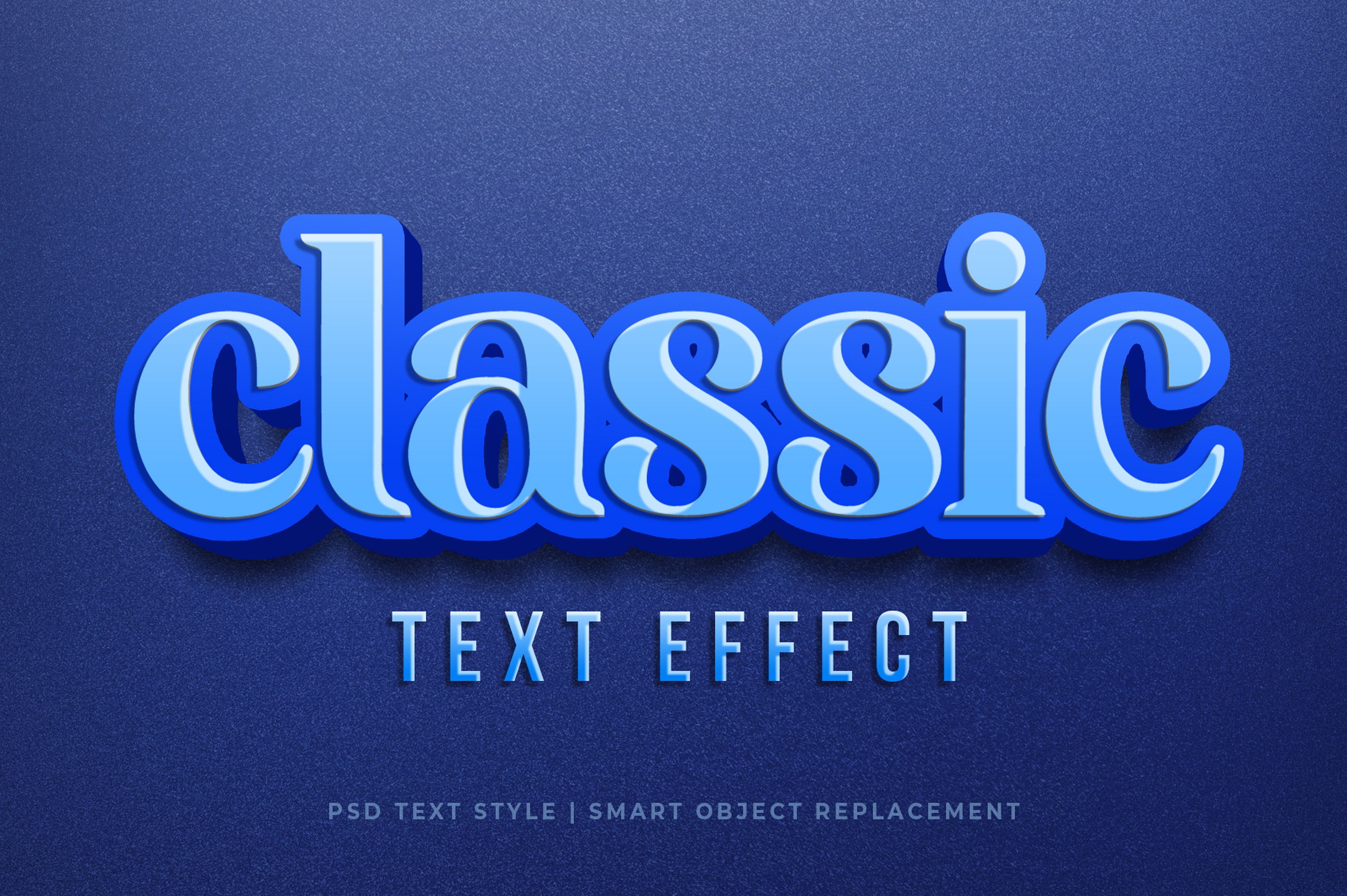 Classic 3D Text Style Mockupcover image.