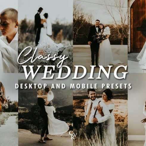 10 Classy Wedding Lightroom Presetscover image.