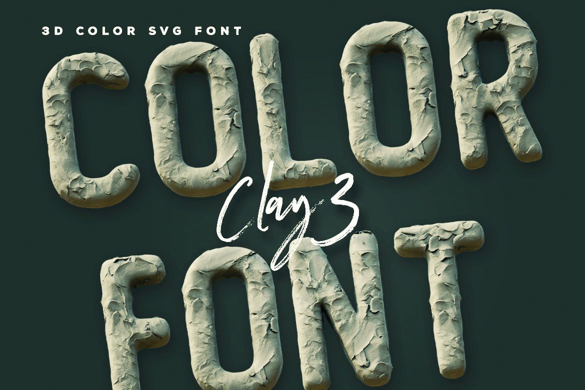 Clay 3 - Color Font cover image.