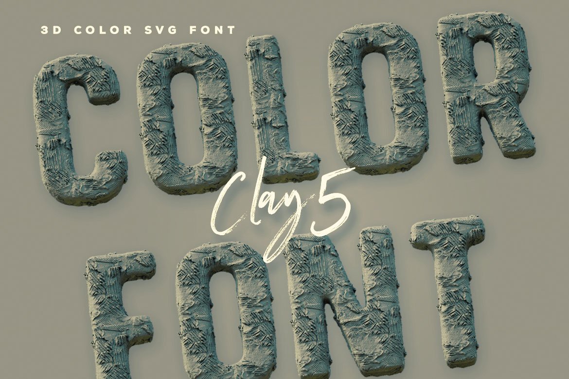 Clay 5 - Color Font cover image.