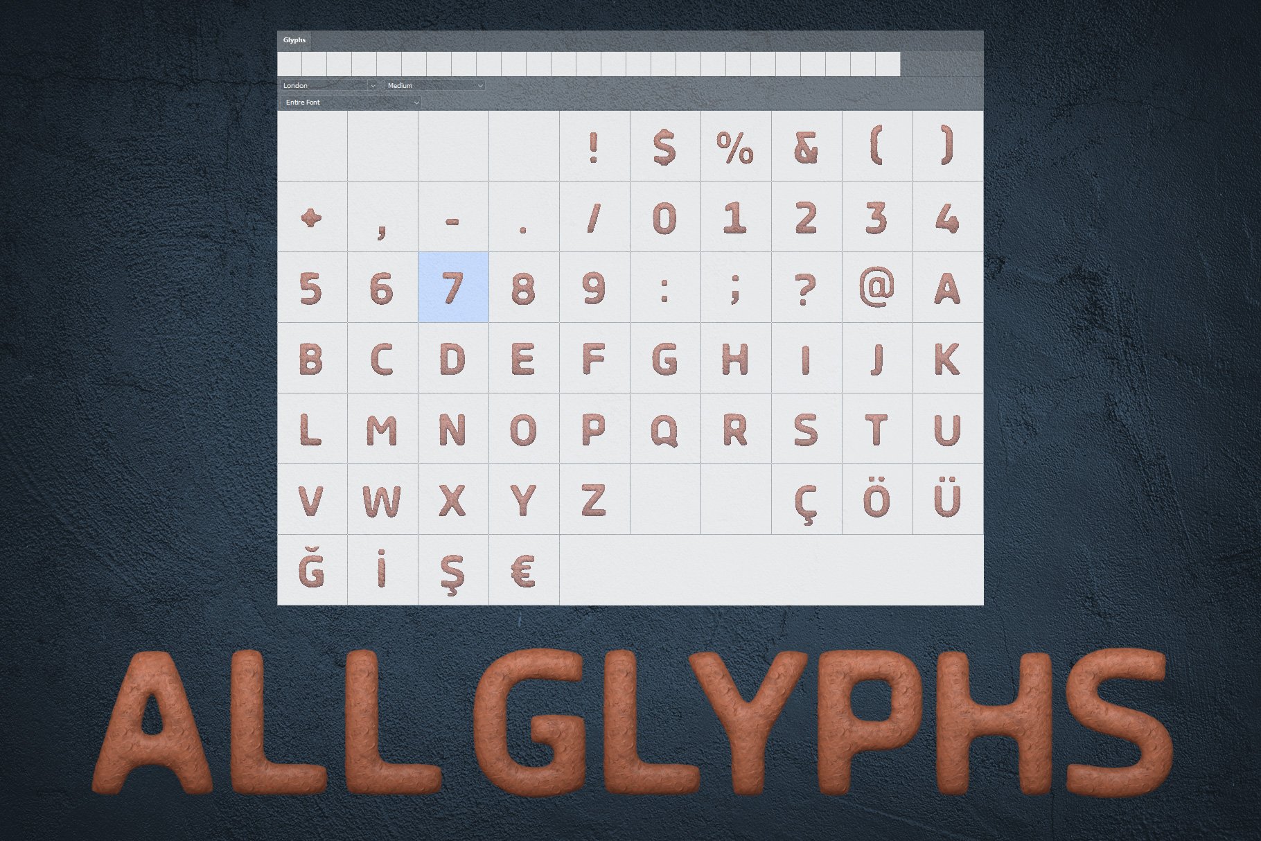 clay bitmap font and pngs preview 03 354