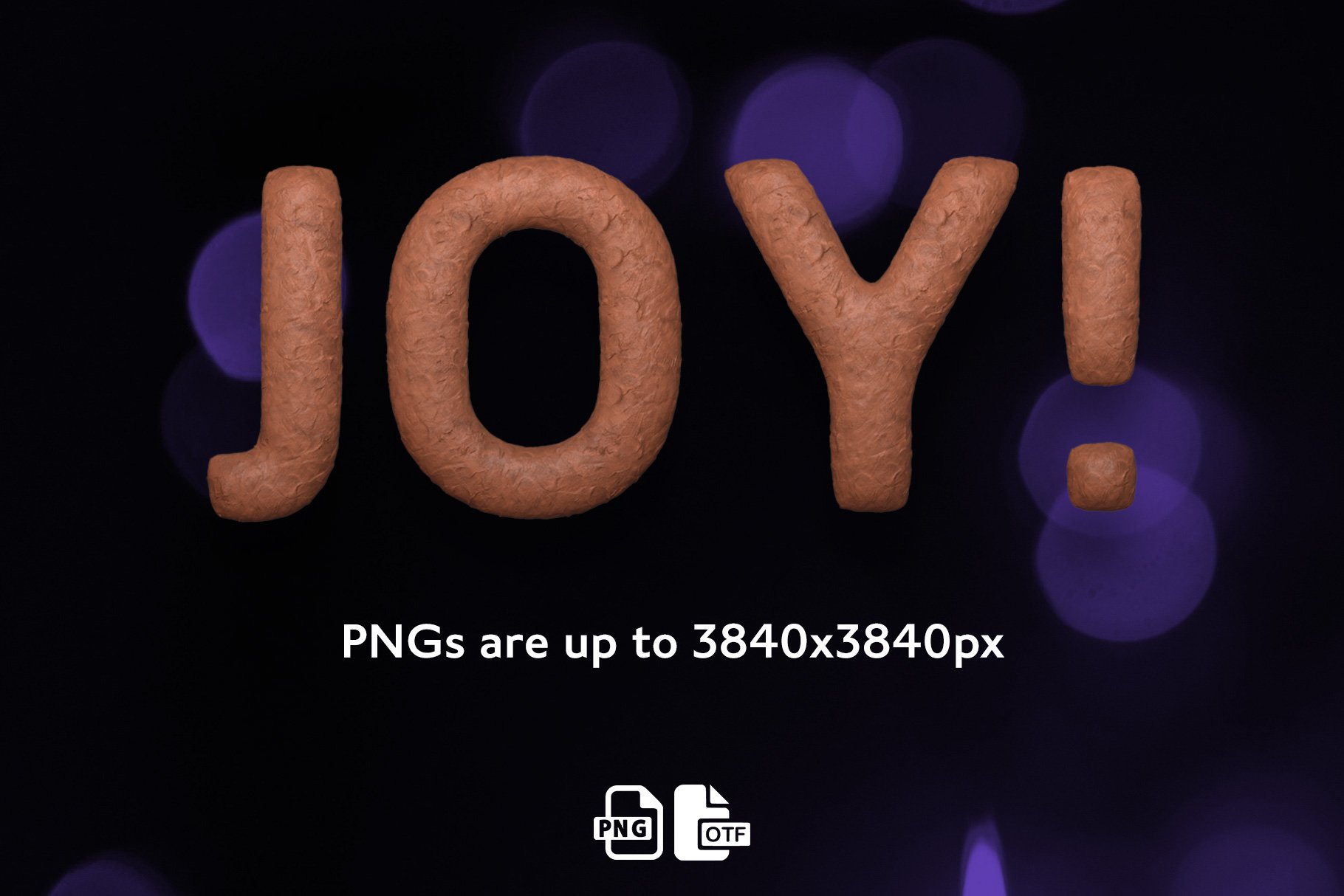 clay bitmap font and pngs preview 05 763